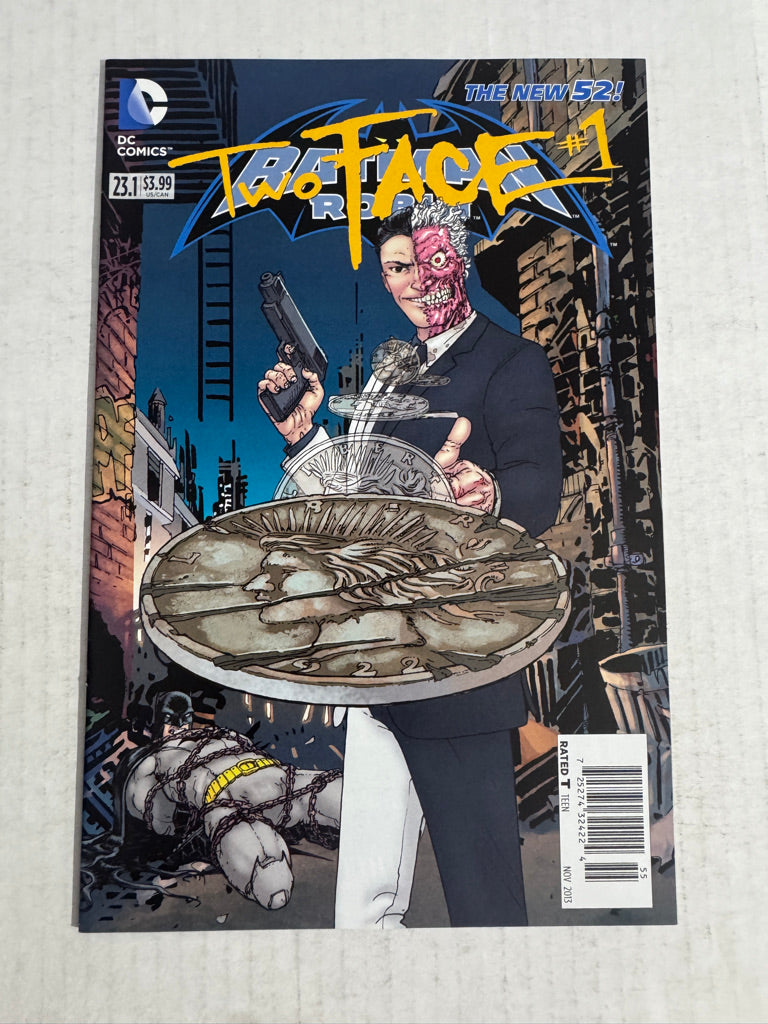 BATMAN & ROBIN #23.1 TWO-FACE #1 Vol 2 NM- NEWSSTAND