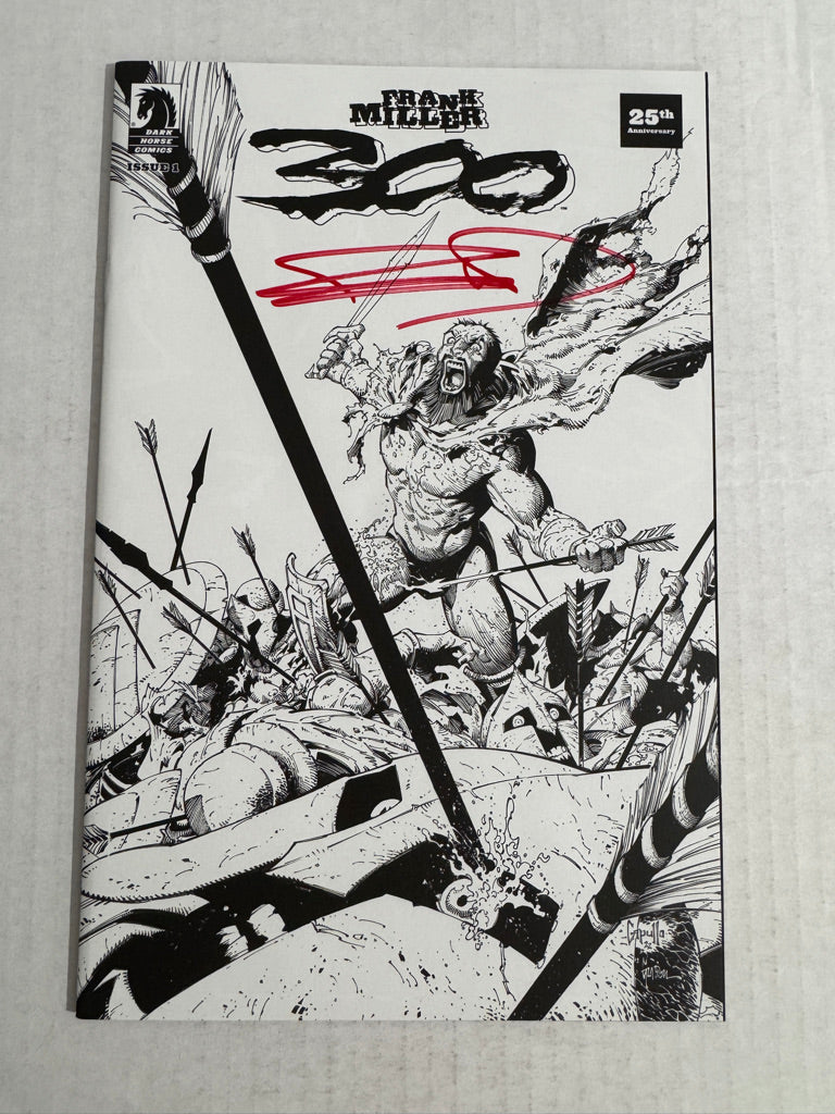 300 #1 NM Greg Capullo 25th Anniversary Variant SIGNED by FRANK MILLER