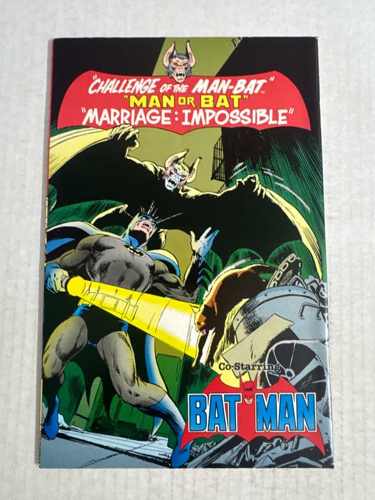 MAN-BAT VS BATMAN #1 Neal Adams Cover