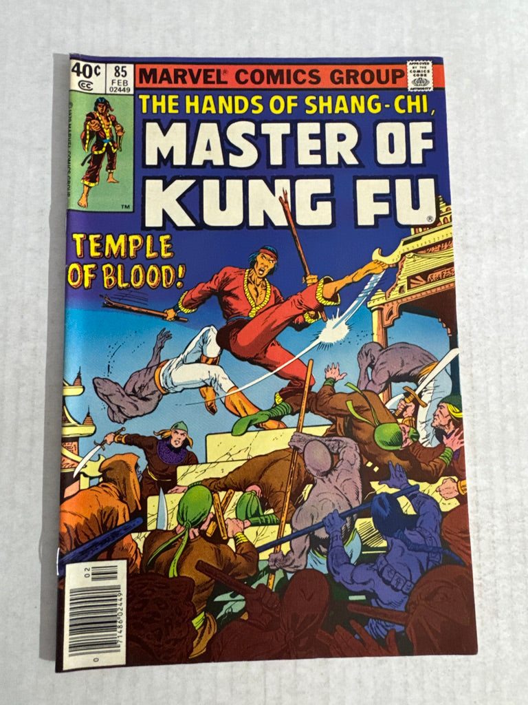 MASTER OF KUNG FU #85 VF- Mike Zeck Cover