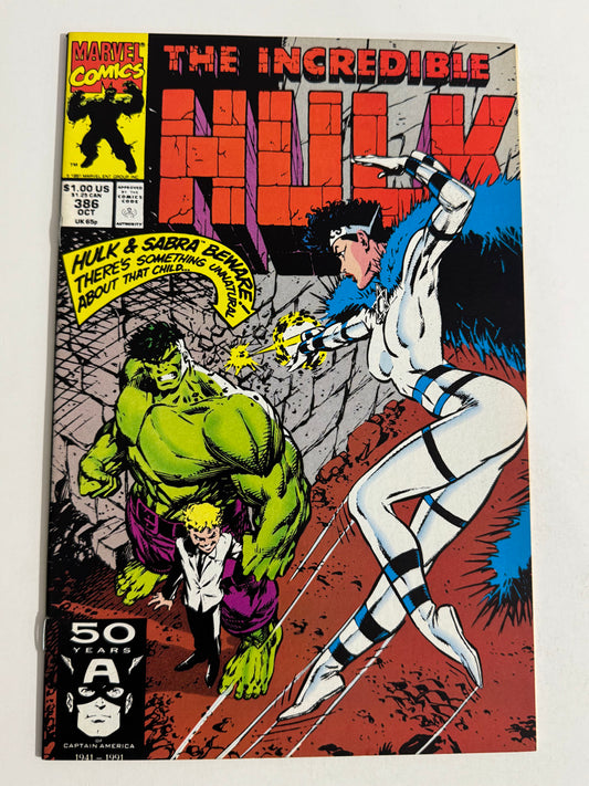 INCREDIBLE HULK #386 NM- Dale Keown Cover