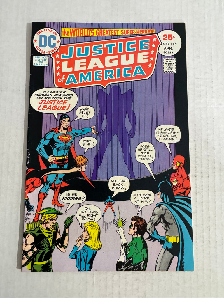JUSTICE LEAGUE OF AMERICA #117 FN Mike Grell Cover