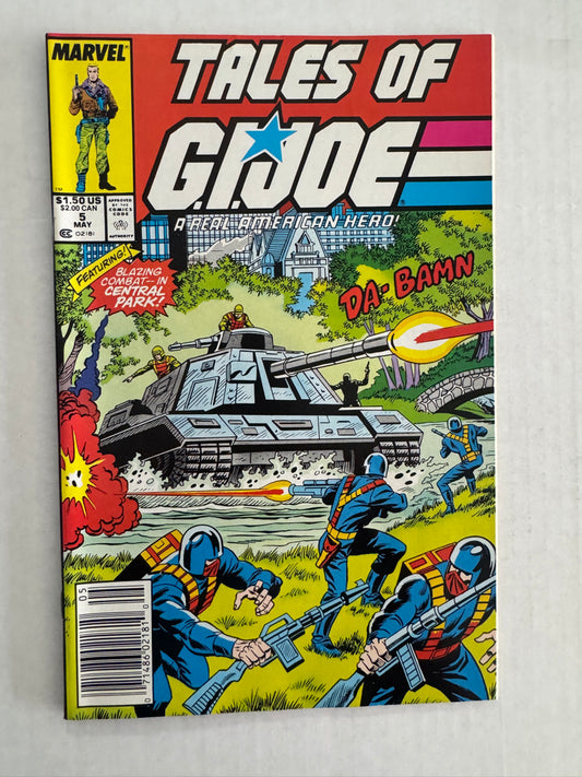TALES OF GI JOE A Real American Hero #5 VF/NM NEWSSTAND