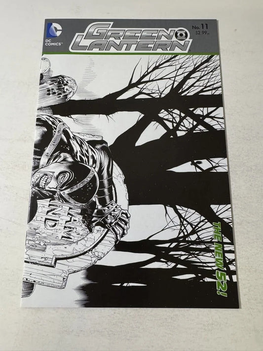 GREEN LANTERN #11 Vol 5 NM- 1:25 B/W Wrap Variant
