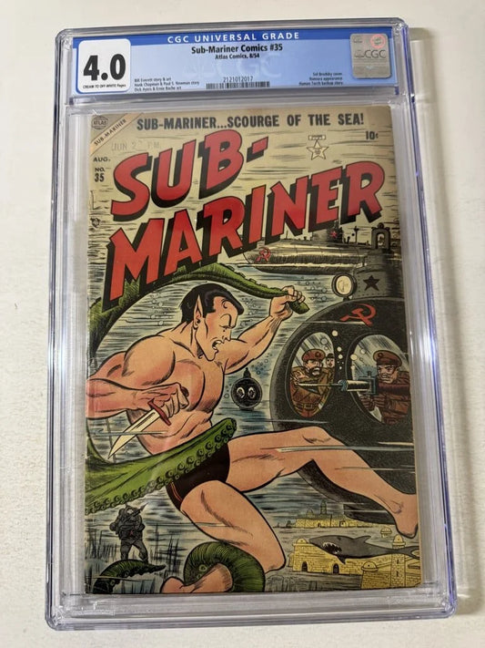 SUB-MARINER #25 CGC 4.0 1ST APPEARANCE