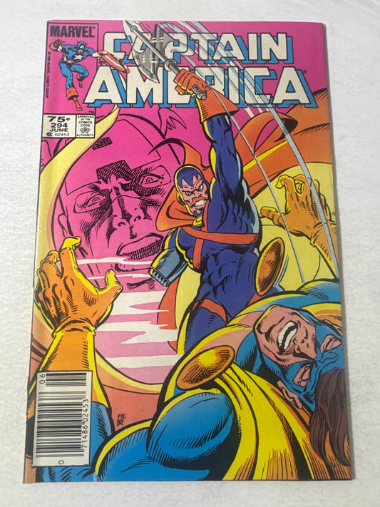 CAPTAIN AMERICA #294 VF+ CANADIAN PRICE VARIANT