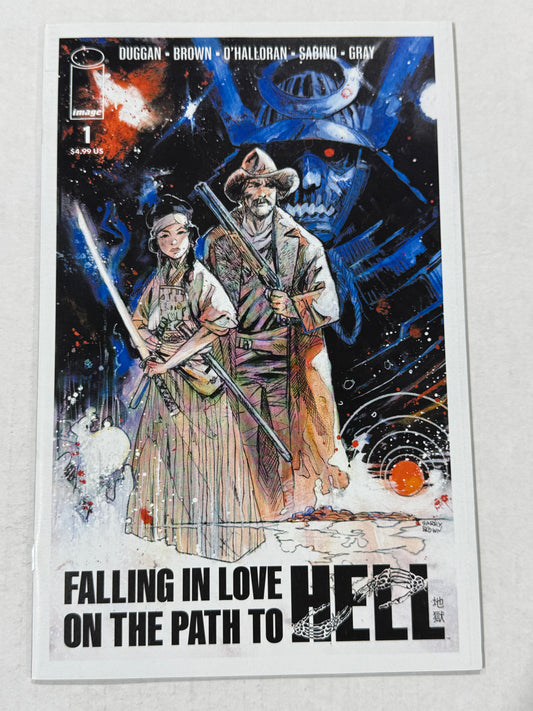 FALLING IN LOVE ON THE WAY TO HELL #1 VF/NM