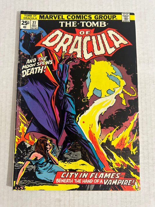 THE TOMB OF DRACULA #27 VG-