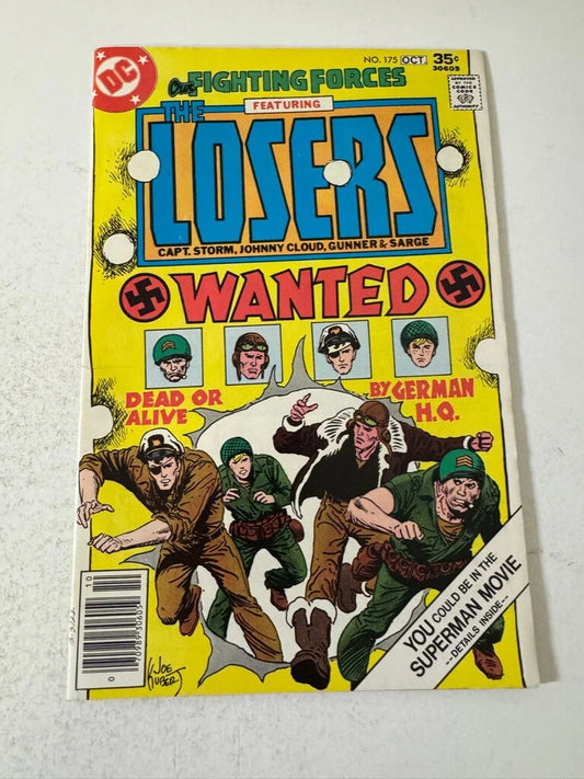 OUR FIGHTING FORCES #175 VF/NM Joe Kubert Cover
