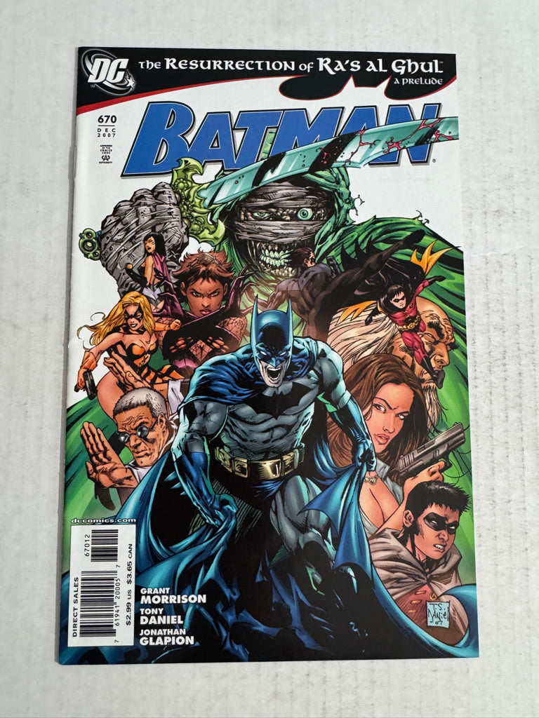 BATMAN #670 NM- 2nd Print Tony Daniel Variant