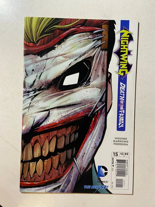 NIGHTWING #15 Vol 3 NM- Greg Capullo Die-Cut Cover