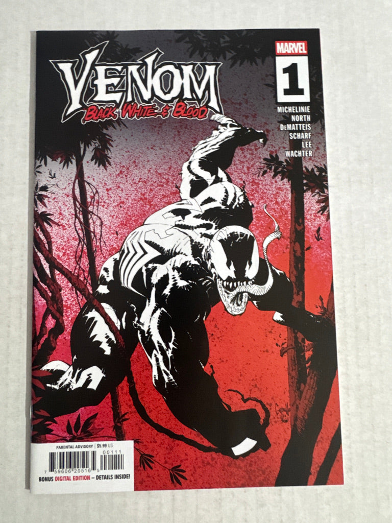 VENOM BLACK WHITE & BLOOD #1 NM Greg Capullo Cover