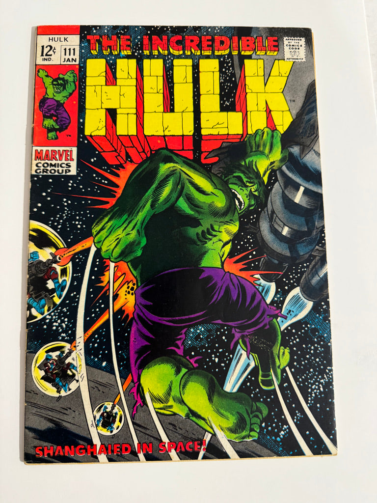 INCREDIBLE HULK #111 FN 1ST APPEARANCE