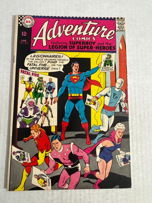 ADVENTURE COMICS #352 FN/VF 1ST APPEARANCE