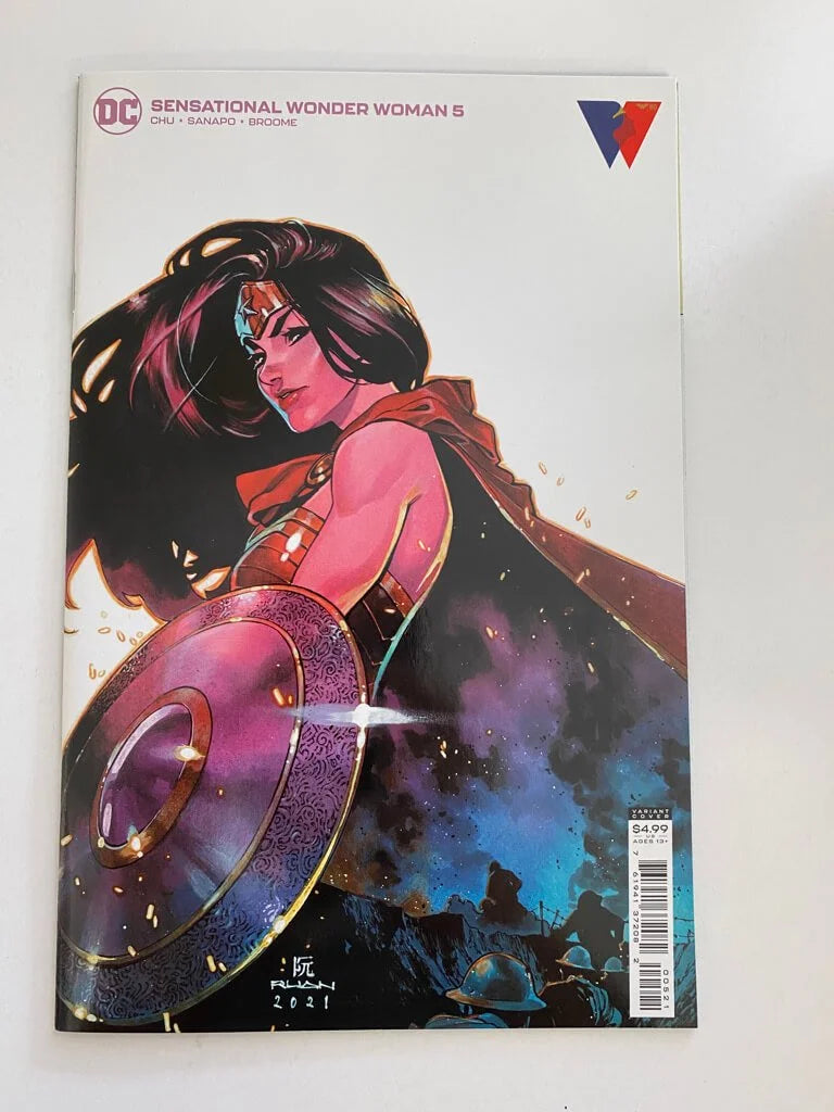 SENSATIONAL WONDER WOMAN #5 NM Dike Ruan Variant