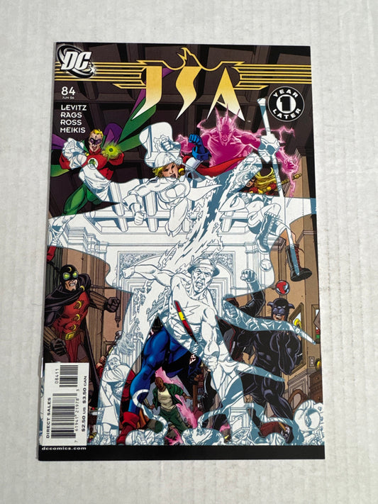 JSA #84 George Perez Cover