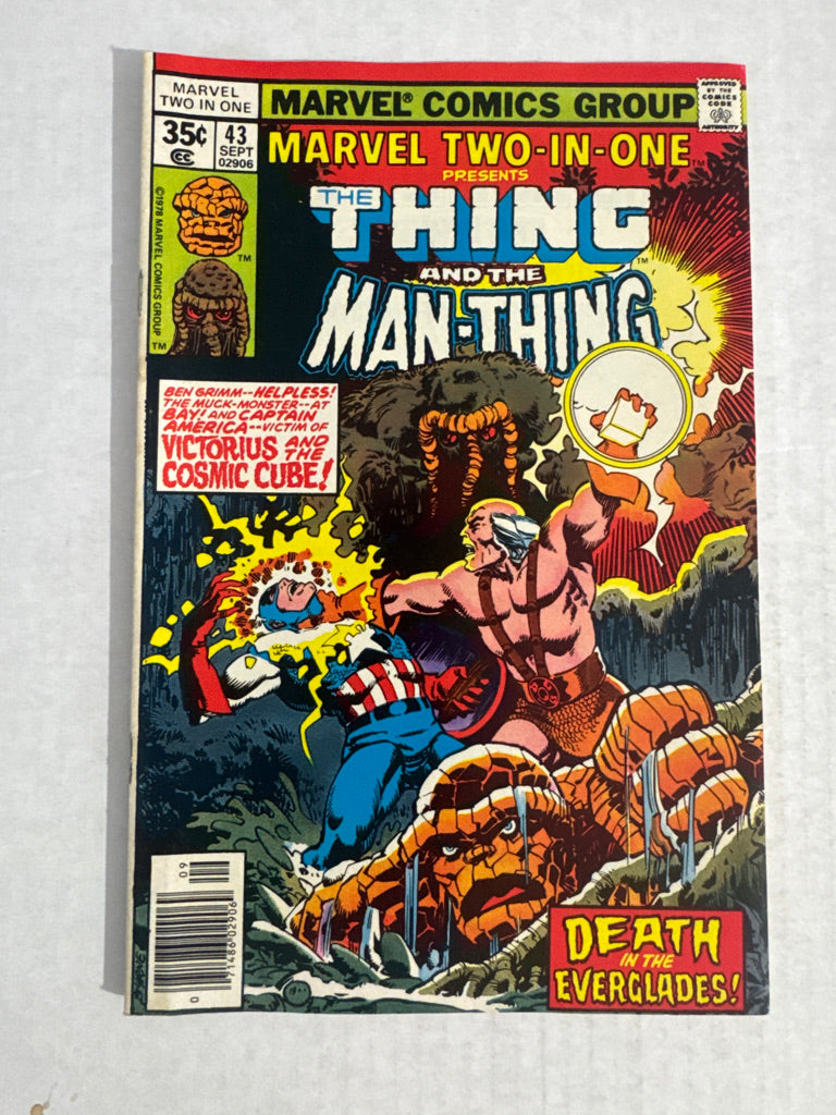 MARVEL TWO-IN-ONE #43 FN+ John Byrne Cover