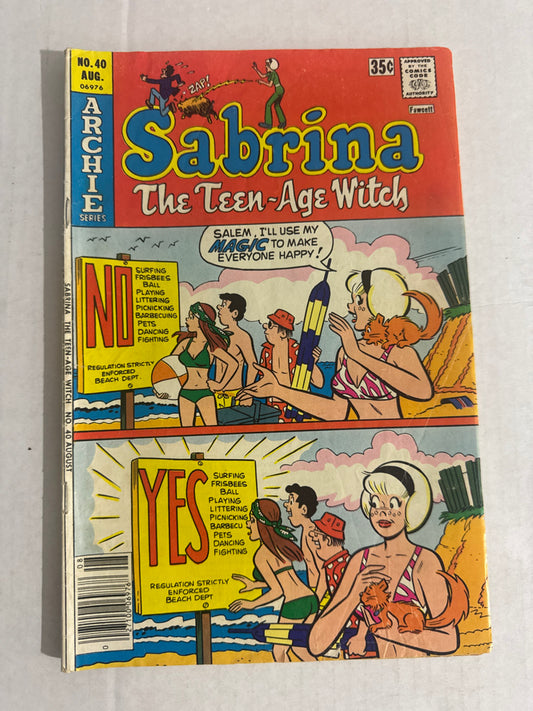 SABRINA THE TEENAGE WITCH #40 VG