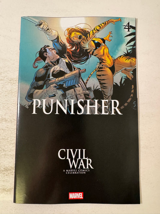 PUNISHER #4 Vol 15 NM Civil War Variant