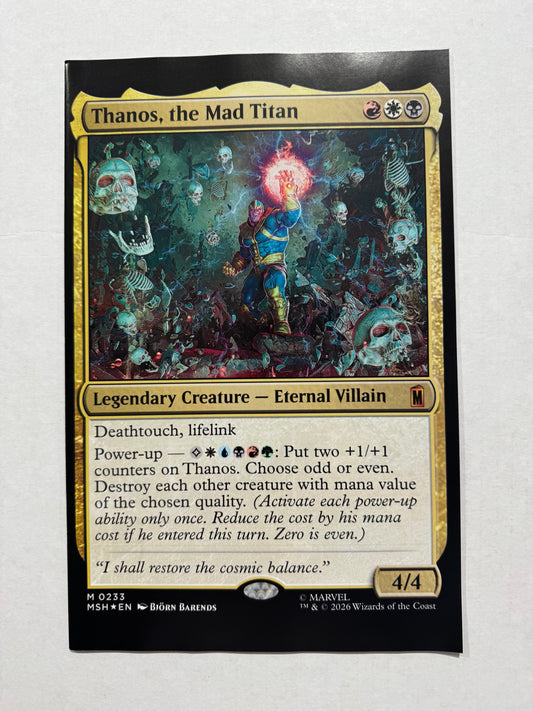 SPIDER-MAN LONG WAY HOME #1 NM Magic The Gathering Variant