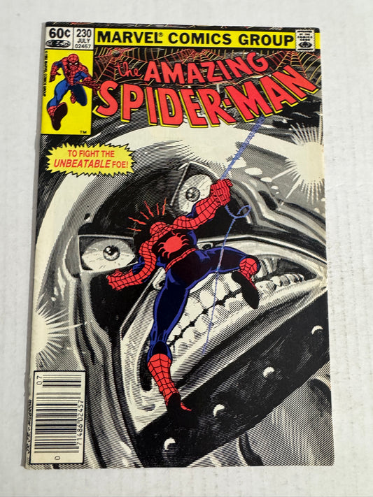 AMAZING SPIDER-MAN #230 VF+ NEWSSTAND
