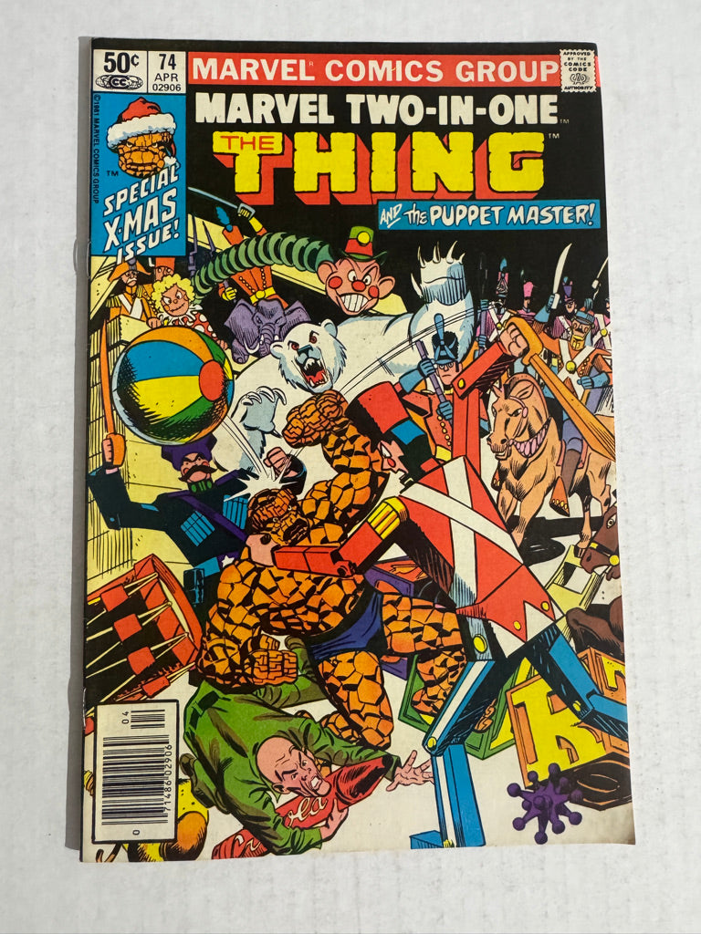 MARVEL TWO-IN-ONE #74 FN/VF NEWSSTAND
