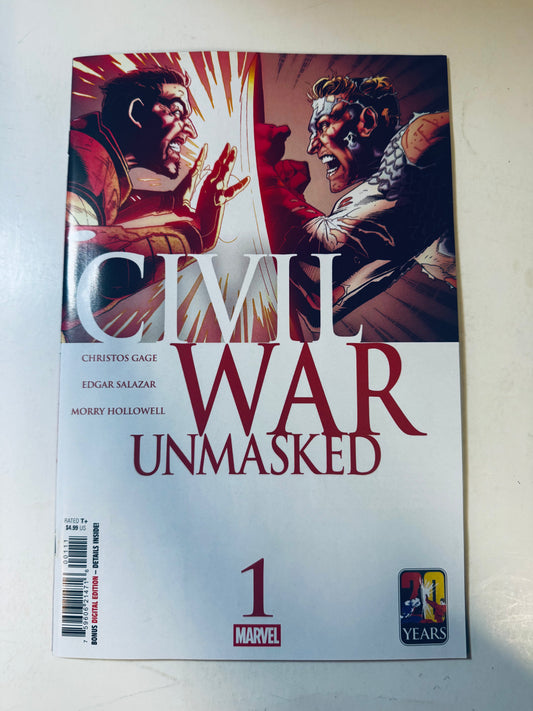CIVIL WAR: UNMASKED #1 NM