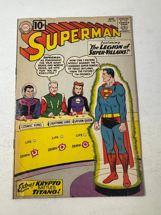 SUPERMAN #147 VG 1ST APPEARANCE
