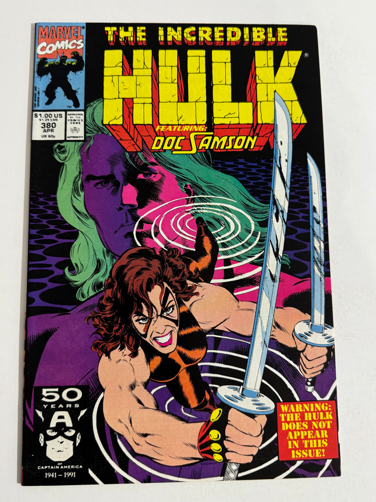 INCREDIBLE HULK #380  Dale Keown Cover