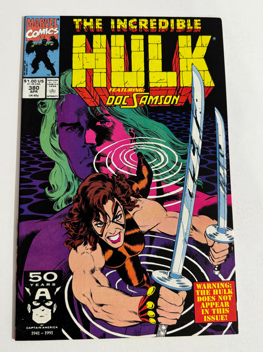 INCREDIBLE HULK #380  Dale Keown Cover