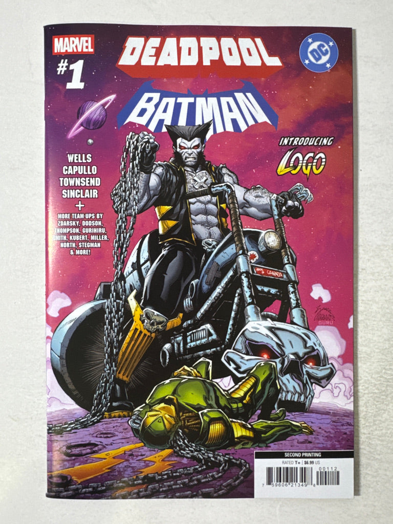 DEADPOOL BATMAN #1 NM 2nd Print Variant