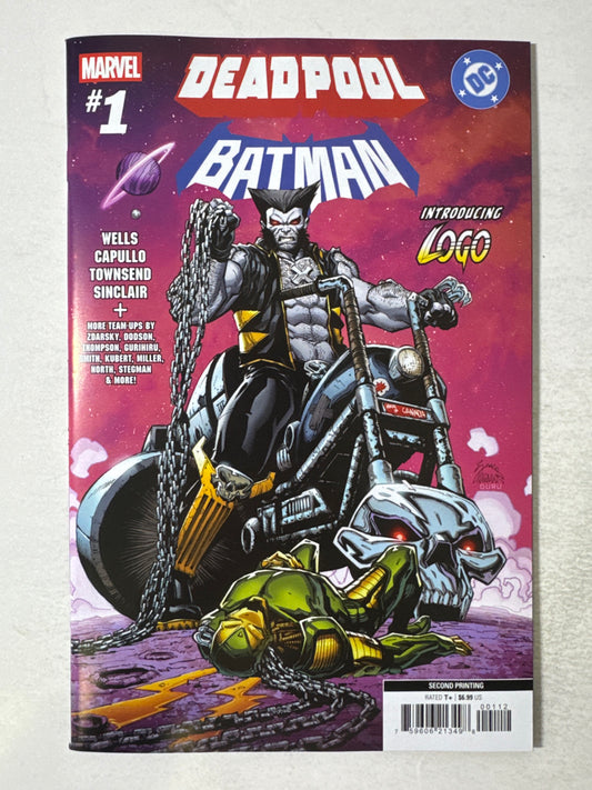 DEADPOOL BATMAN #1 NM 2nd Print Variant