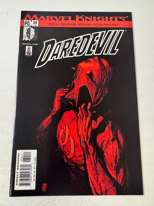 DAREDEVIL #35 Vol 2 NM Alex Maleev Cover