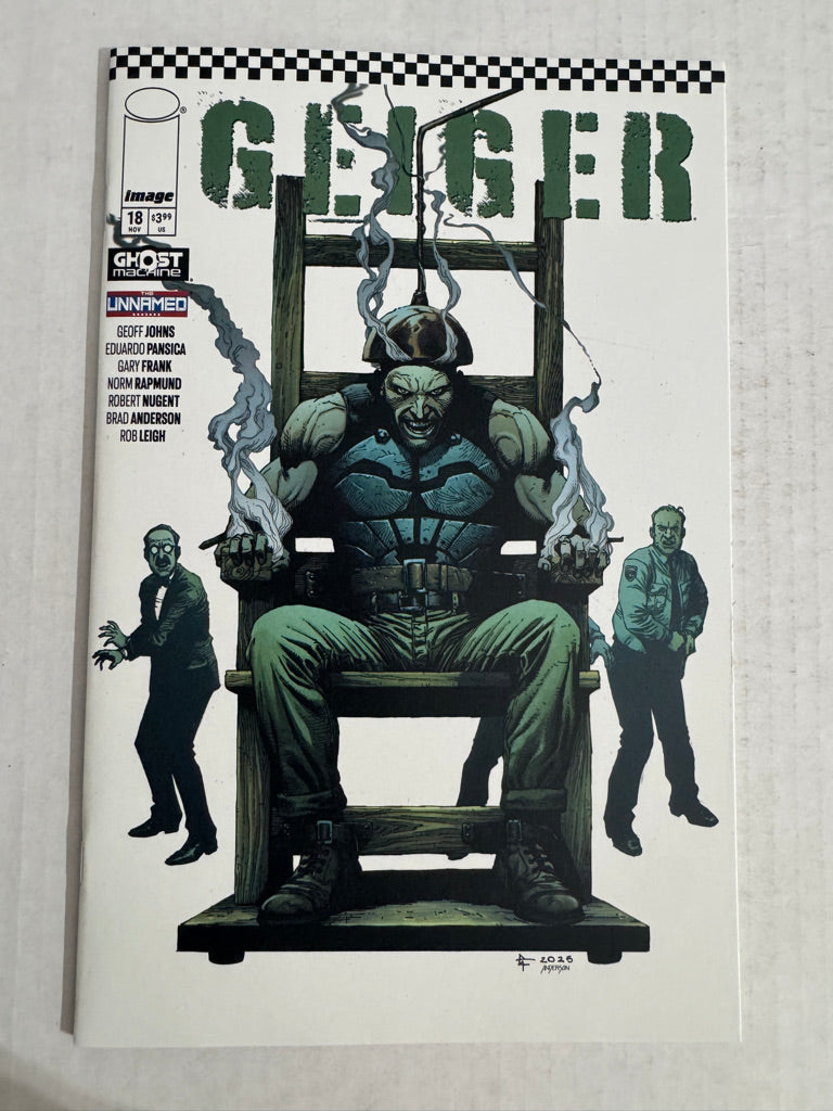 GEIGER #18 Vol 2 NM Gary Frank Cover