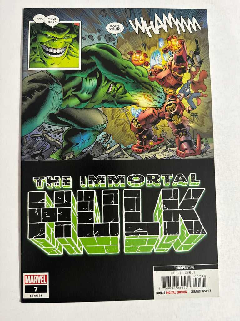 IMMORTAL HULK #8 NM 2nd Print Variant