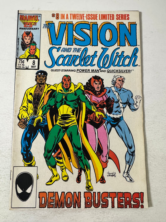 VISION AND THE SCARLET WITCH #8 Vol 2 VF-