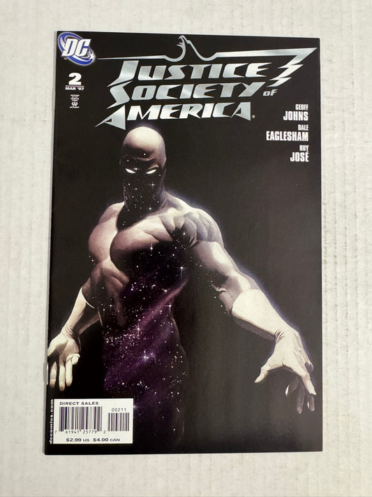 JUSTICE SOCIETY OF AMERICA #2 Vol 3 NM- Alex Ross Cover 1ST APPEARANCE