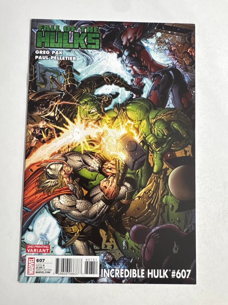 INCREDIBLE HULK #607 VF/NM 2nd Print Variant