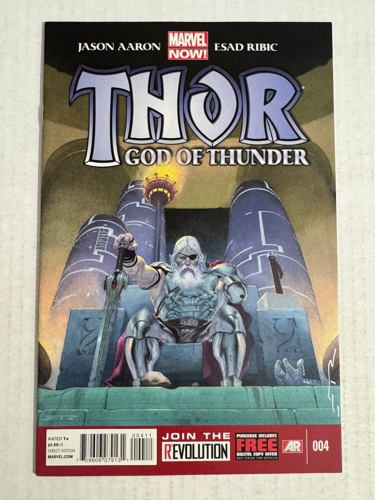 THOR GOD OF THUNDER #4 NM SIGNED by Esad Ribic