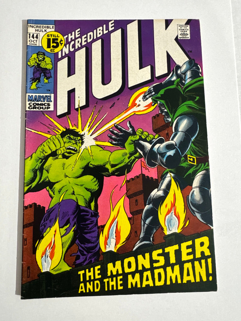 INCREDIBLE HULK #144 FN-