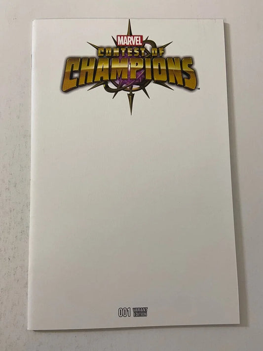 CONTEST OF CHAMPIONS #1 Vol 2 NM  Blank Variant 1ST APPEARANCE