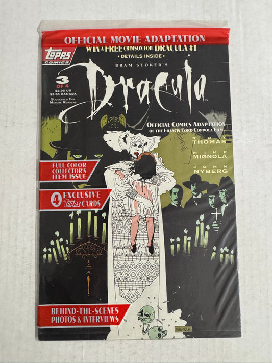 BRAM STOKER'S DRACULA #3 NM Sealed Mike Mignola Cover