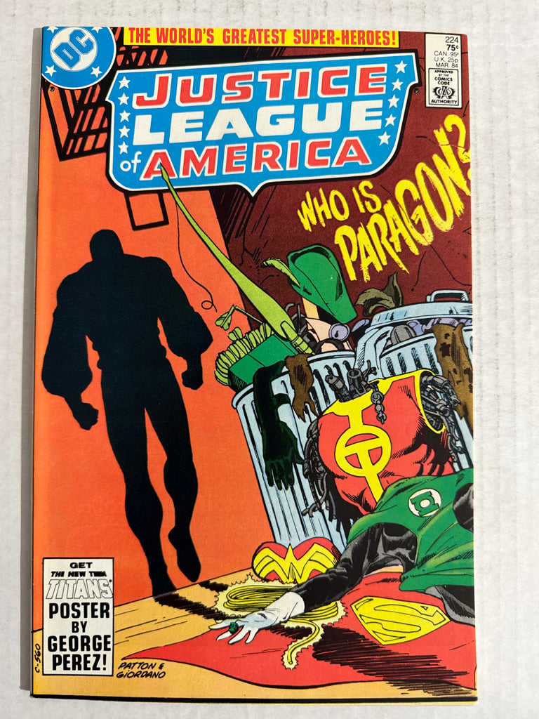 JUSTICE LEAGUE OF AMERICA #224 NM 1ST APPEARANCE