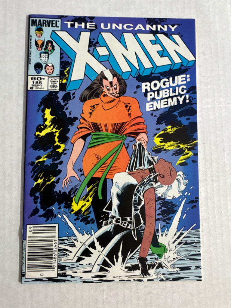 UNCANNY X-MEN #185 VF/NM NEWSSTAND