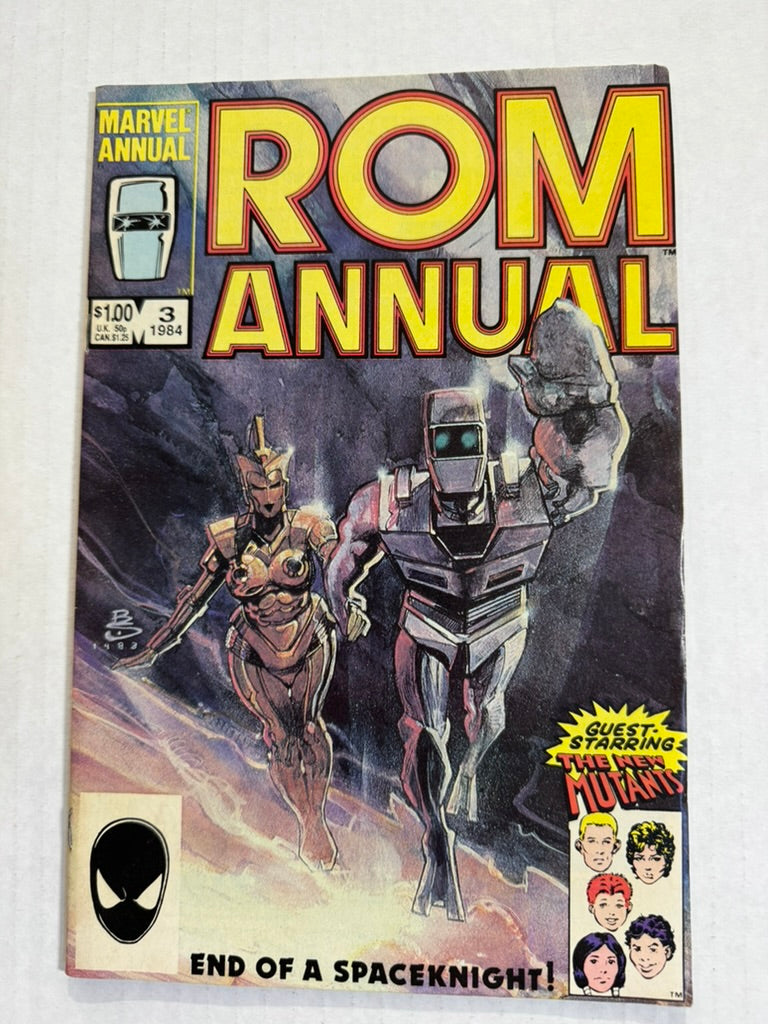 ROM ANNUAL #3 VF Bill Sienkiewicz Cover 1ST APPEARANCE