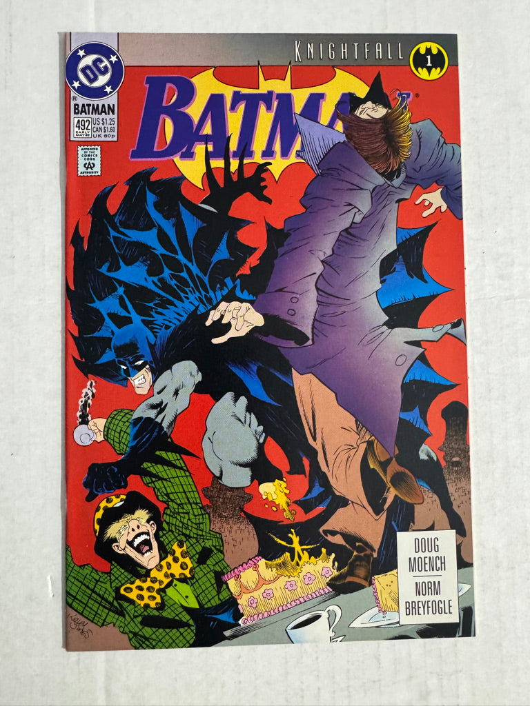 BATMAN #492 NM Kelley Jones Cover