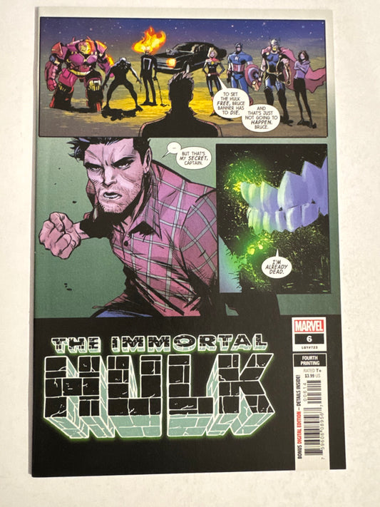 IMMORTAL HULK #6 NM 2nd Print Variant