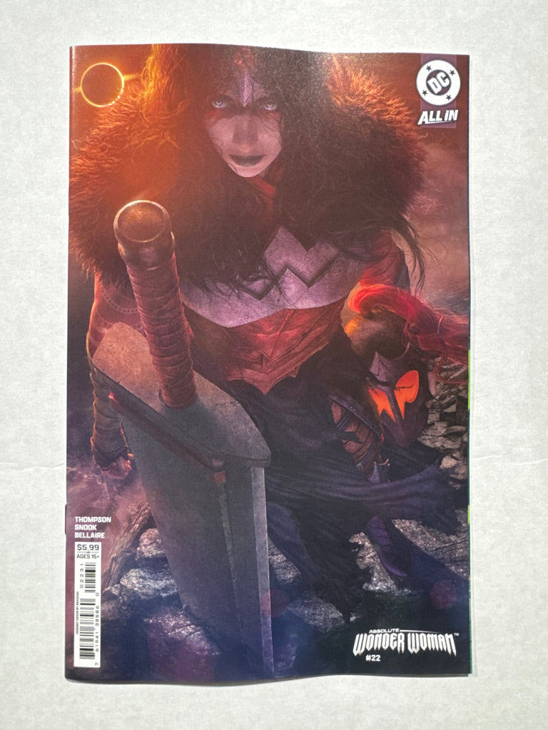 ABSOLUTE WONDER WOMAN #22 NM Rahzzah Variant
