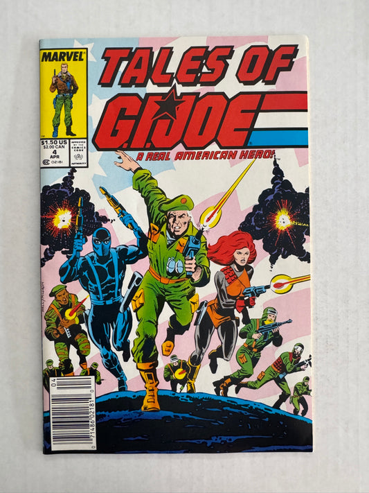 TALES OF GI JOE A Real American Hero #4 VF/NM NEWSSTAND