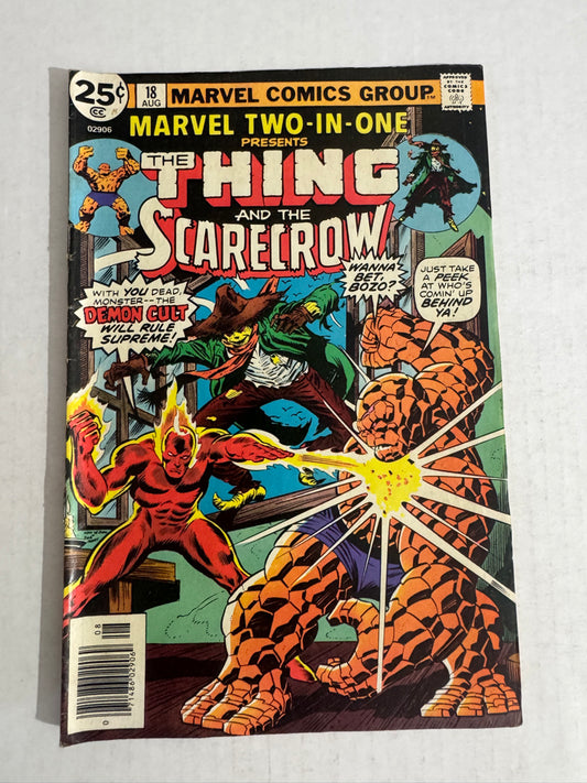 MARVEL TWO-IN-ONE #18 VG-